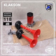 Klakson Dinamo 2 Corong DINAMO 12 Volt / 24 Volt [BISA COD]