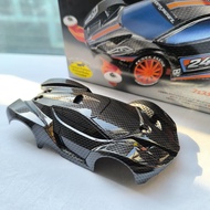 Tamiya Festa Jaune Light Orange Polycarbonate Carbon Body Special Original - Already cut