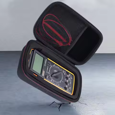 Waterproof Carrying Travel Cover Pouch Bag Digital Multimeter Bag with Mesh Shockproof Carry Bag Con