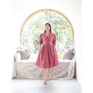 MINOR DEFECT Dahye Cotton Dress in Dusty Pink
