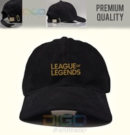 TOPI BASEBALL GAMING LEAGUE OF LEGENDS PREMIUM CAPS HAT RAFELCOTTON CAKOP BESI