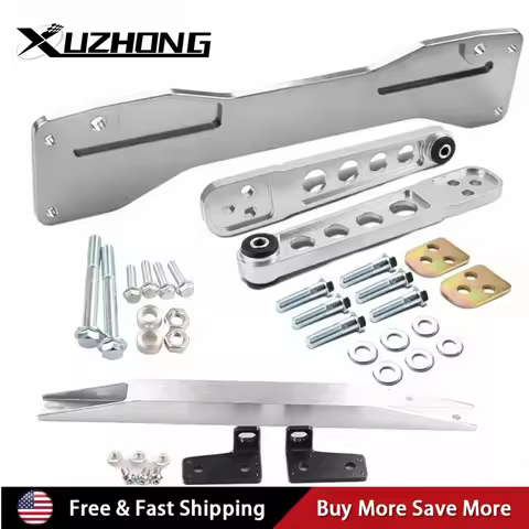 FOR CIVIC 01-05 DX ES LX EX SI EM EP3 REAR LOWER CONTROL ARM + SUBFRAME BRACE