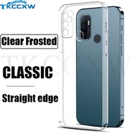 For OPPO A83 A3 AX5 A3S A12e A12 A7 AX7 A7X A5S AX5S A39 A57 A31 A53 A33 A9 A5 2020 A53S A59 A59S A73 A79 Case Transparent Square Silicone Full Protector Clear Soft Phone Cover