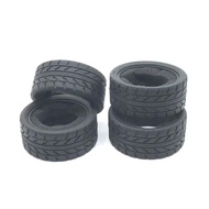 Soft RC Rubber Tyre Set 1/18 Scale Tyre with Tread Pattern Model Crawler RC Car Wheel Tires for Wlto