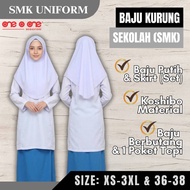 School Uniform (SMK) Koshibo | Baju Kurung Sekolah (SMK) Koshibo | SIze XS-3XL & Size 36-38