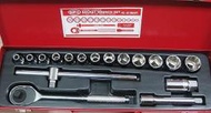 KFC 4018M 1/2"分18件套筒組  6PT 鉻釩鋼 手工具 機械 維修 汽修 台灣製造