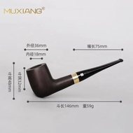 【Top Selling Item】 Wood Handmade Ebony Solid Wood 9mm Filter Tips Handle Ebony