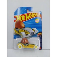 GOLDEN CARS - HOT WHEELS EGGSHELLERACER HELMET BROWN DRAG RACERS RACING CAR