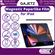 【 Japan Material 】iPad Magnetic PaperLike Removable Screen Protector Compatible With iPad 10th Generation iPad Air 5 iPad Air 4 iPad 9th Generation iPad Mini 6 iPad Pro 11 iPad Mini 5 iPad Mini 4