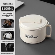 Bát Canh Inox Di Động Có Nắp Đậy Kín Cách Nhiệt Hộp Đựng Thực Phẩm Nhanh Hộp Đựng Bento Hộp Cơm Trưa