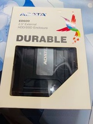 ADATA ED600 2.5吋 SATA3 USB3.1 Gen1 HDD/SSD 外置硬碟盒