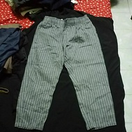 GU BAGGY SLACK JOGGER  STRIPE HICKORY STYLE SIZE XL 30 40x37 inch Like New