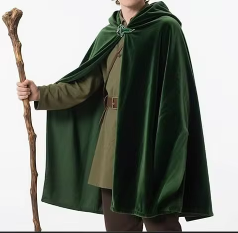 Magic Anime Bilbo Baggins Cloak Cape cosplay Costume Halloween Christmas Hobbit Baggins cosplay Disg