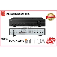 TOA Amplifier A-2240 240Watt Mixer Power Amplifier