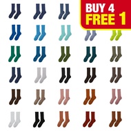 🇲🇾 Premium Quality Socks 🇲🇾 Crew Socks Black Socks White Socks Thick Socks Colourful Socks Pink Sock