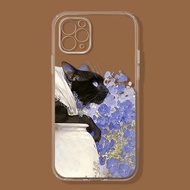 Purple Trumpet Cat Suitable for Samsung S25U S24+S23FE S22 A56 A55 A35 A54 A42 A36 A34