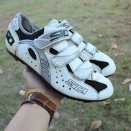 ส่งฟรี 43EU รองเท้าจักรยาน SIDI Zeta Hi-tech carbon silver synthetic leather cycling shoe