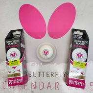 Butterfly 3 star R40+ Ping Pong Ball (3pcs/Box)
