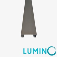 Aluminium Profile Open Back Polos Kusen 3 inch Lumino murah