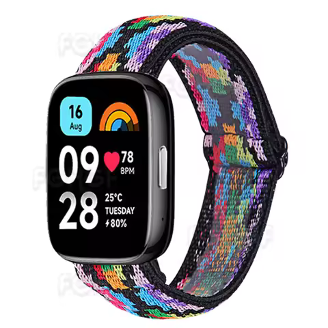 Watch Band For Redmi Watch 3 Active Strap Nylon Elastic Replacement Wristband For Xiaomi Redmi Watch