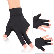 FZThree Finger Glove Snooker Billiard Shooter Cue Pool Gloves Left Hand Open Three Finger Spandex Gl