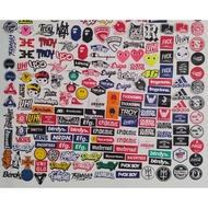 Random distro brand stickers, we send random random distro stickers only