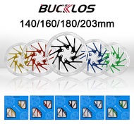 BUCKLOS Centerline Bicycle Rotor 160mm 140/180/203mm Rotor MTB Road Bike Disc for Shimano Sram Rotor