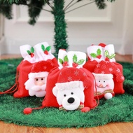 Cute Christmas Gift Bag Drawstring Candy Bag Gift Holder Handbag Festival Supplies Christmas Decorat