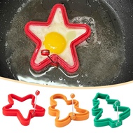 Five Pointed Star Silicone Fried Egg Maker, Christmas Tree Tool Pancake Resistant Gingerbread K4h9
