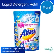 Attack Perfume Floral Liquid Laundry Detergent Refill 1.4KG