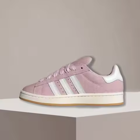adidas Originals CAMPUS 00s Unisex Fashionable, Versatile, Comfortable Low-Top Sneakers Pink JQ5751