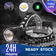 【TUGU】9000LM Original CREE Xlamp XHP70.2 Brightest Led Headlamp Headlight Head Lamp Flashlight Torch