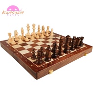 Chess Set Top Grade Wooden Folding Big Traditional Classic Handwork Solid Wood Pieces Walnut Chessbo