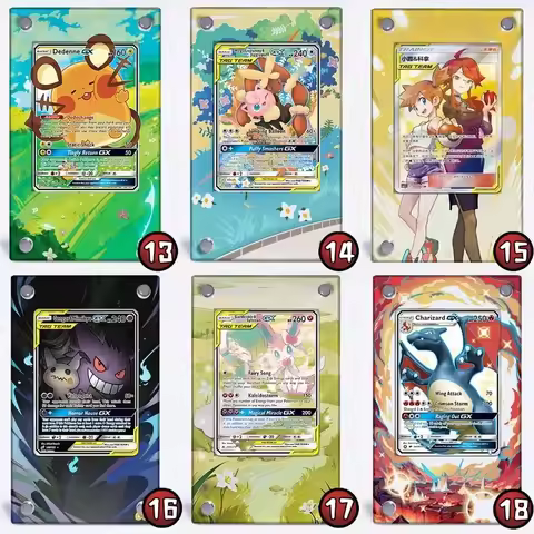 Pokemon Présentoir Misty Nihilego GX Umbrion Darkrai Extended Drawing Card Brick Collection Game Car