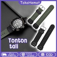 HIJAU Casio 18mm Nylon Canvas Watch Strap Ae-1000 Ae-1200 Ae-1300 Army Green Casio Nylon Canvas Watc