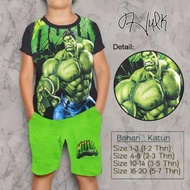 Import hulk Short Children's Suits/hulk Casual Children's Suits hulk Children's Clothes