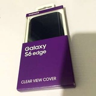 全新Samsung Galaxy S6 Edge Clear View Clover 鏡面智能保護套 行貨 (EF-ZG925B)