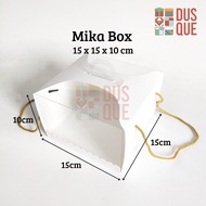(3Pcs) Mika MBX BOX Transparent 15X15X10CM/MIKA MBX 15X15X10CM