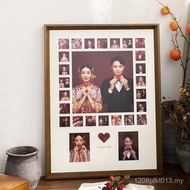 Multi-Size Wedding Photo Ready Stock Grid Big Palace Grid Photo Wall Wedding Photo Frame Entrance Wh