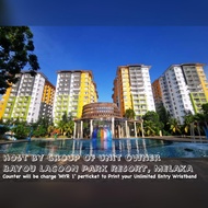 Pangsapuri 490 m² dengan 1 bilik tidur dan 1 bilik mandi peribadi di Batu Berendam (FREE 4 WATERPARK