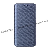 Casing For Infinix Zero 40 5G Luxury Leather Flip Case For Infinix Zero40 Stereoscopic Lines Card Sl