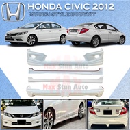 HONDA CIVIC 2012-2015 MUGEN STYLE FULLSET BODYKIT BUMPER SKIRT LIP CIVIC FB MG FRONT SKIRT SIDE SKIR