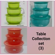 Tupperware tabcol set(3) tupperware container food container