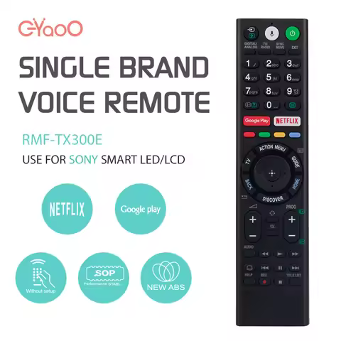 Voice Remote Control RMF-TX300E For Sony Bravia 4K Ultra HD Smart LED TV Remoto Controls RMF-TX200P 