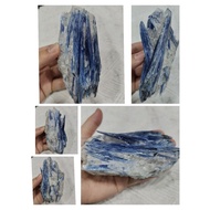 特蓝色水晶_blingbling闪🇲🇾蓝晶石/原石/天然蓝晶水晶原石/Blue Kyanite/Natural Crystal Kyanite/Kyanite Raw Stone/340G