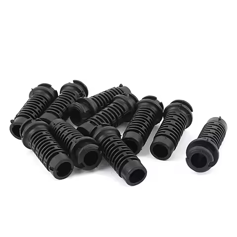 10pcs Rubber Strain Relief Cord Boot Protector Wire Sleeve Hose 34x9x6mm 27x7x5mm 39x10.5x7.5mm for 