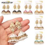 WINTESTAY Earrings Jhumka Gift Indian Style Gypsy Bohemia Jewelry Accessories Bell Shape