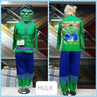 Children's Hulk Superhero Clothes - Hulk Free Mask Model Children's Clothing