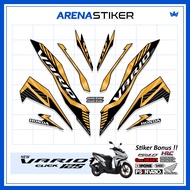 VR804c Striping Sticker Vario 125 2023 2024 Honda Click 125 New Graphic Variation Sticker