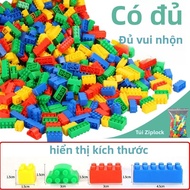Đồ Chơi Khối Nhựa Nhỏ Cho Bé Trai Và Bé Gái Từ 1-2-3-7 Tuổi Đồ Chơi Giáo Dục Lắp Ráp Khối Xây Dựng C
